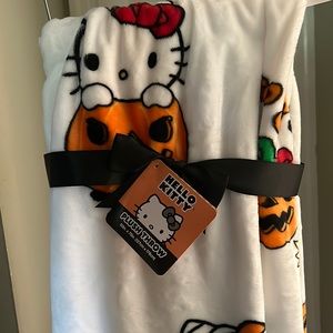 Hello Kitty Halloween Viral Tik Tok Plush Blanket